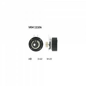 Натяжной ролик ремня ГРМ SKF VKM 11106 для AUDI VW - Фото 1