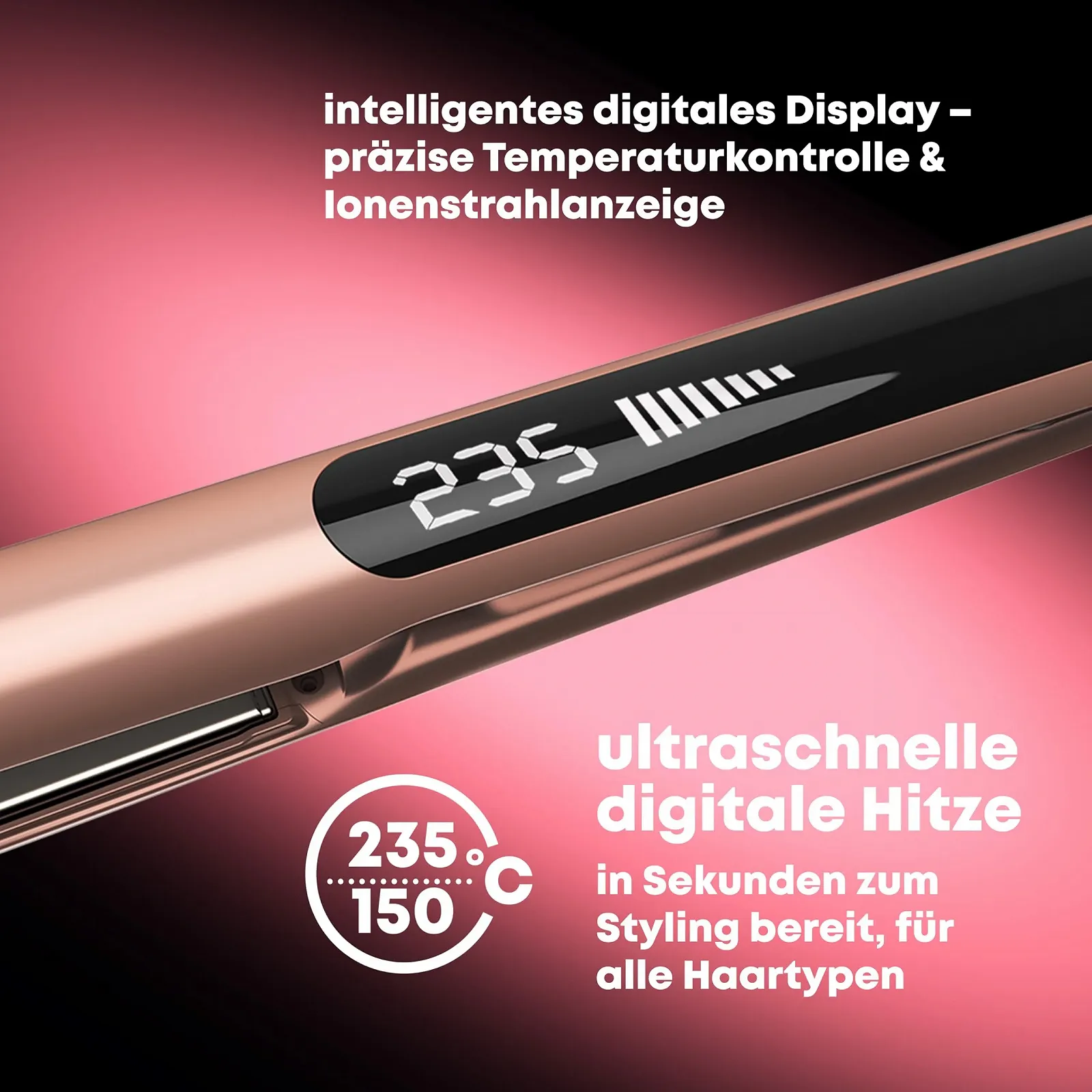 Выпрямитель для волос REVAMP Dynamic Radiance Straight & Style Ion керамический с удлиненными пластинами, фото №5 Выпрямитель для волос REVAMP Dynamic Radiance Straight & Style Ion керамический с удлиненными пластинами, фото №5