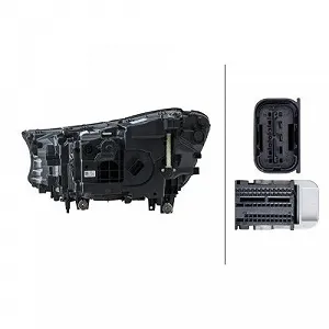 Фара головного світла HELLA 1EX 354 854-061 для BMW права synthetic.ua - Фото 1