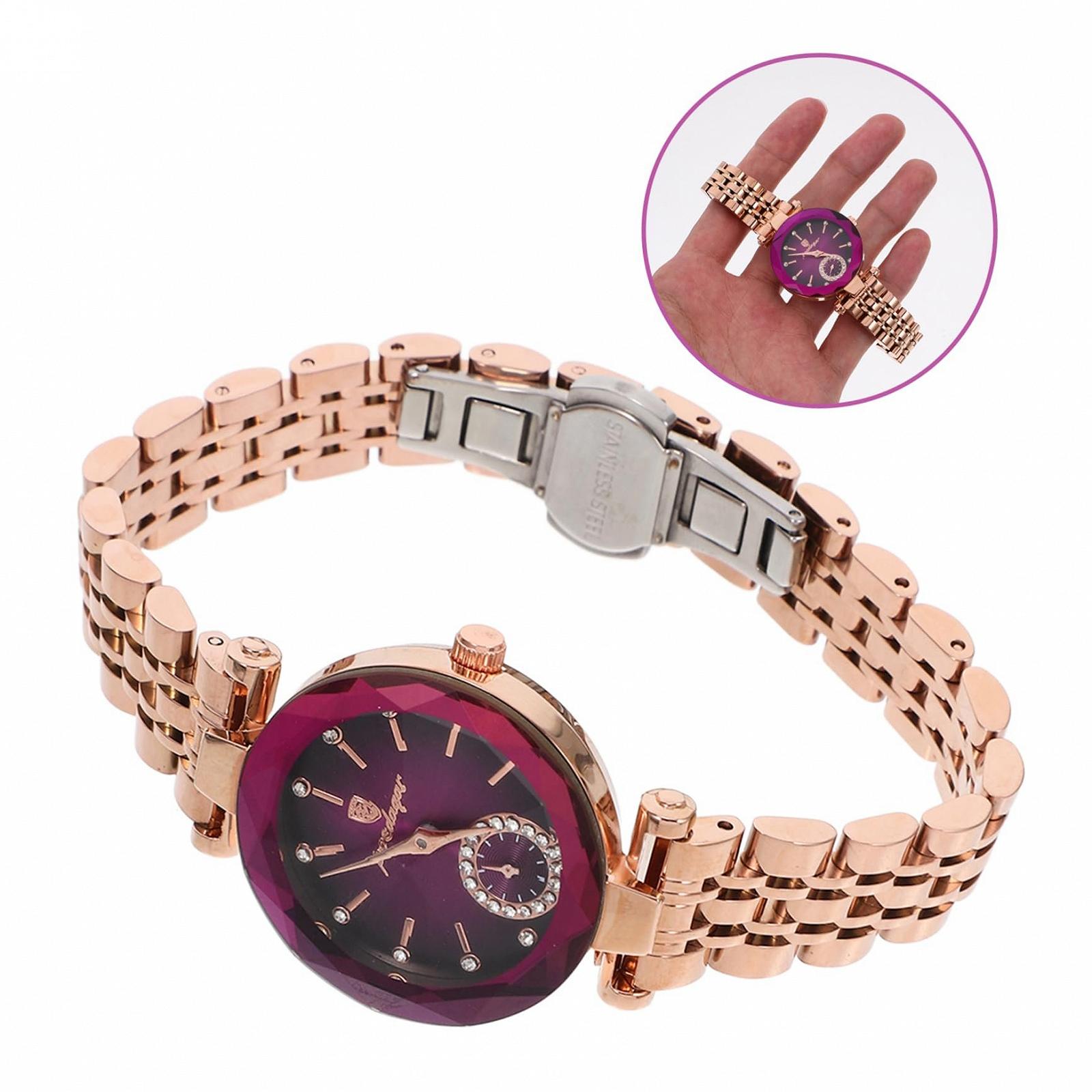 Годинник WRITWAA Жіночий Кварцовий Фіолетовий, фото №4