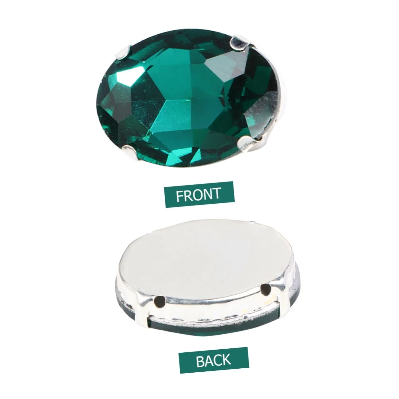 Краплі Brand Operitacx 150 шт. Каміння для одягу Форми краплі Кольорові, фото №8