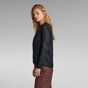 Женская рубашка G-Star RAW Zip Shirt - S synthetic.ua - Фото 1