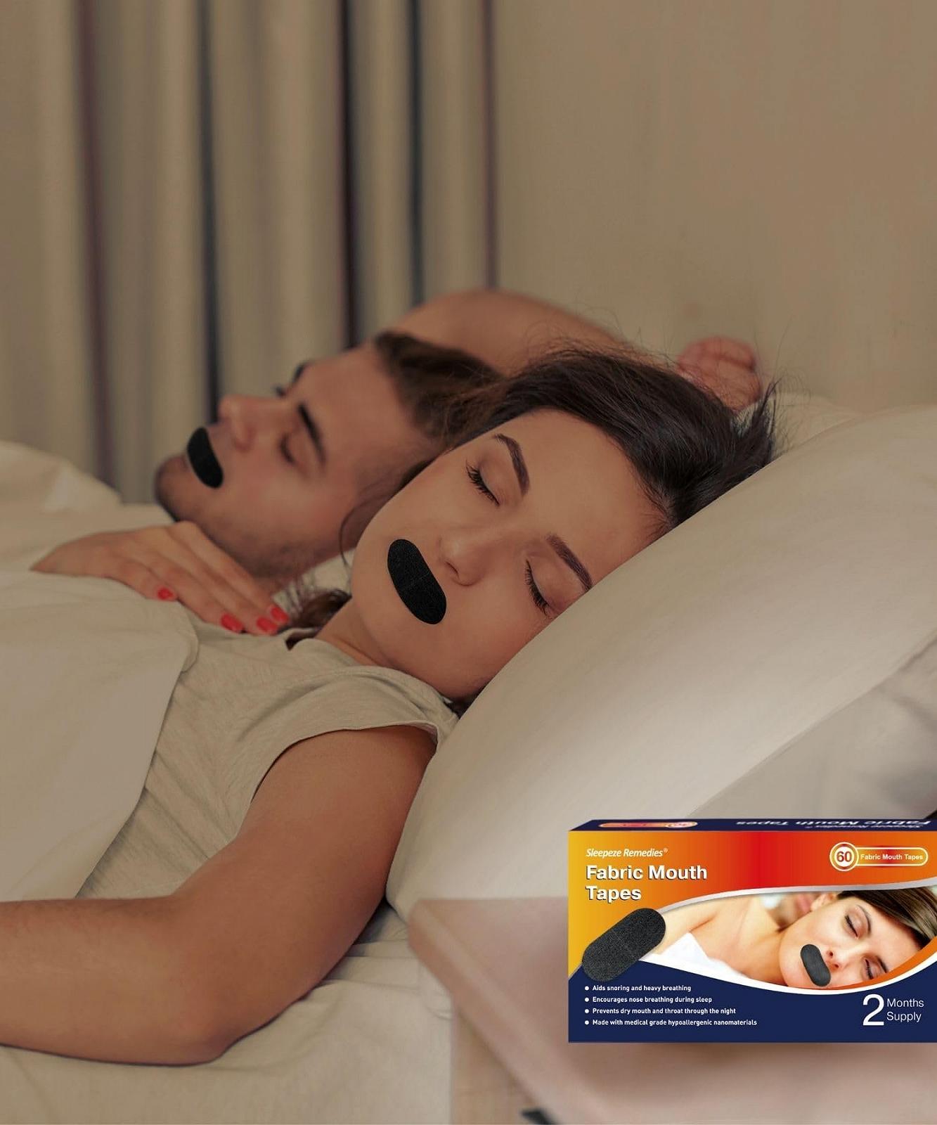 Смужки для рота для сну 60 штук Чорний, фото №7