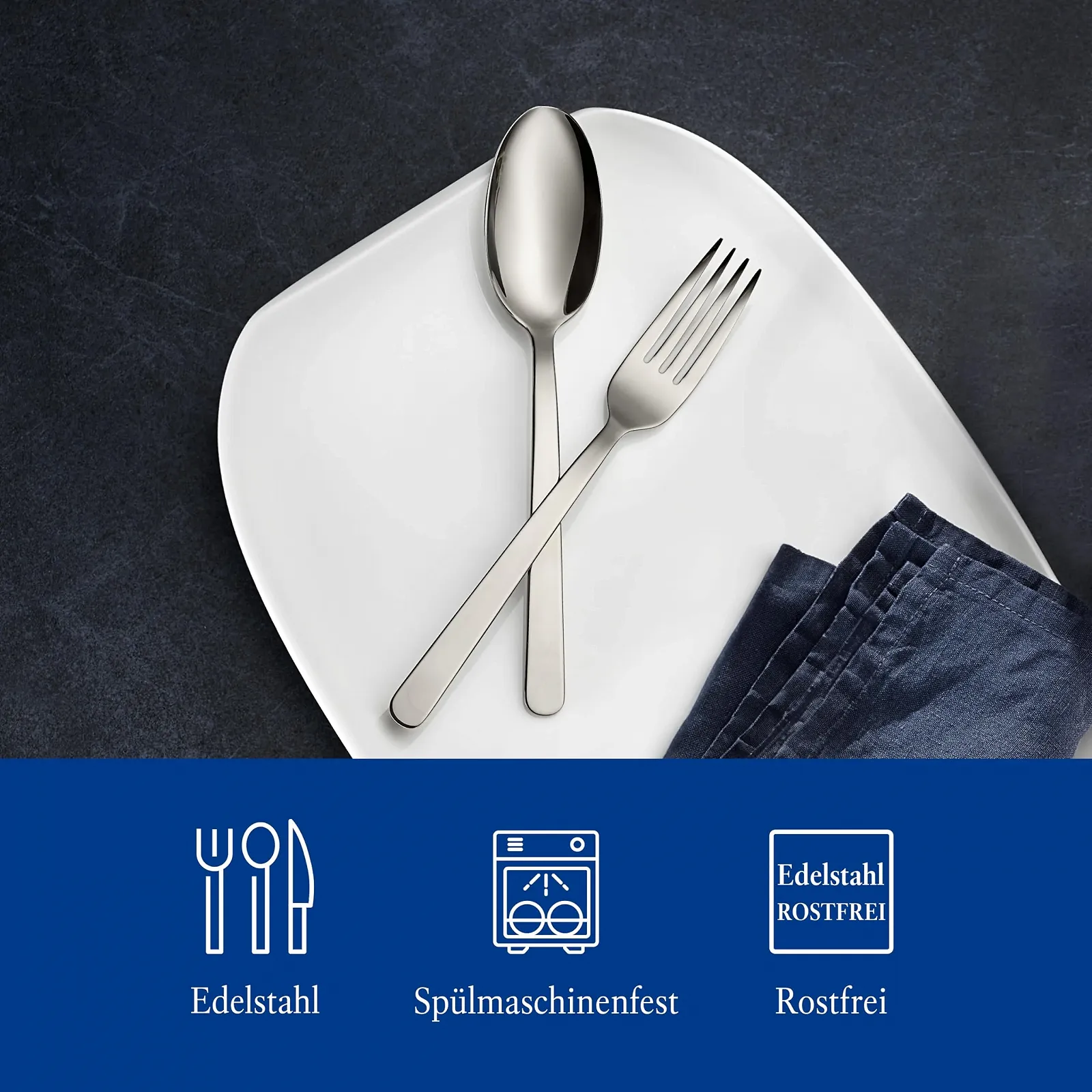 Набір столових приборів Villeroy & Boch Louis 24 од., фото №2 Набір столових приборів Villeroy & Boch Louis 24 од., фото №2