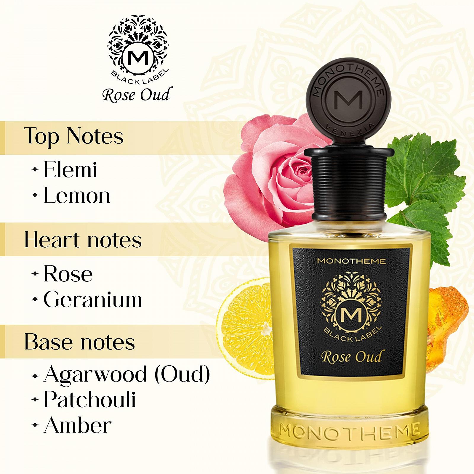 Eau de Toilette Monotheme Rose Oud для чоловіків 100 мл, фото №3