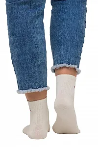 Женские носки Ulla Popken Большой размер Короткий вал Носки Радужная вышивка 818533 synthetic.ua - Фото 1