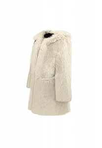 Женская Зимняя Куртка с Мягким Флисом Теплая Три Четверти Casual Элегантная synthetic.ua - Фото 1