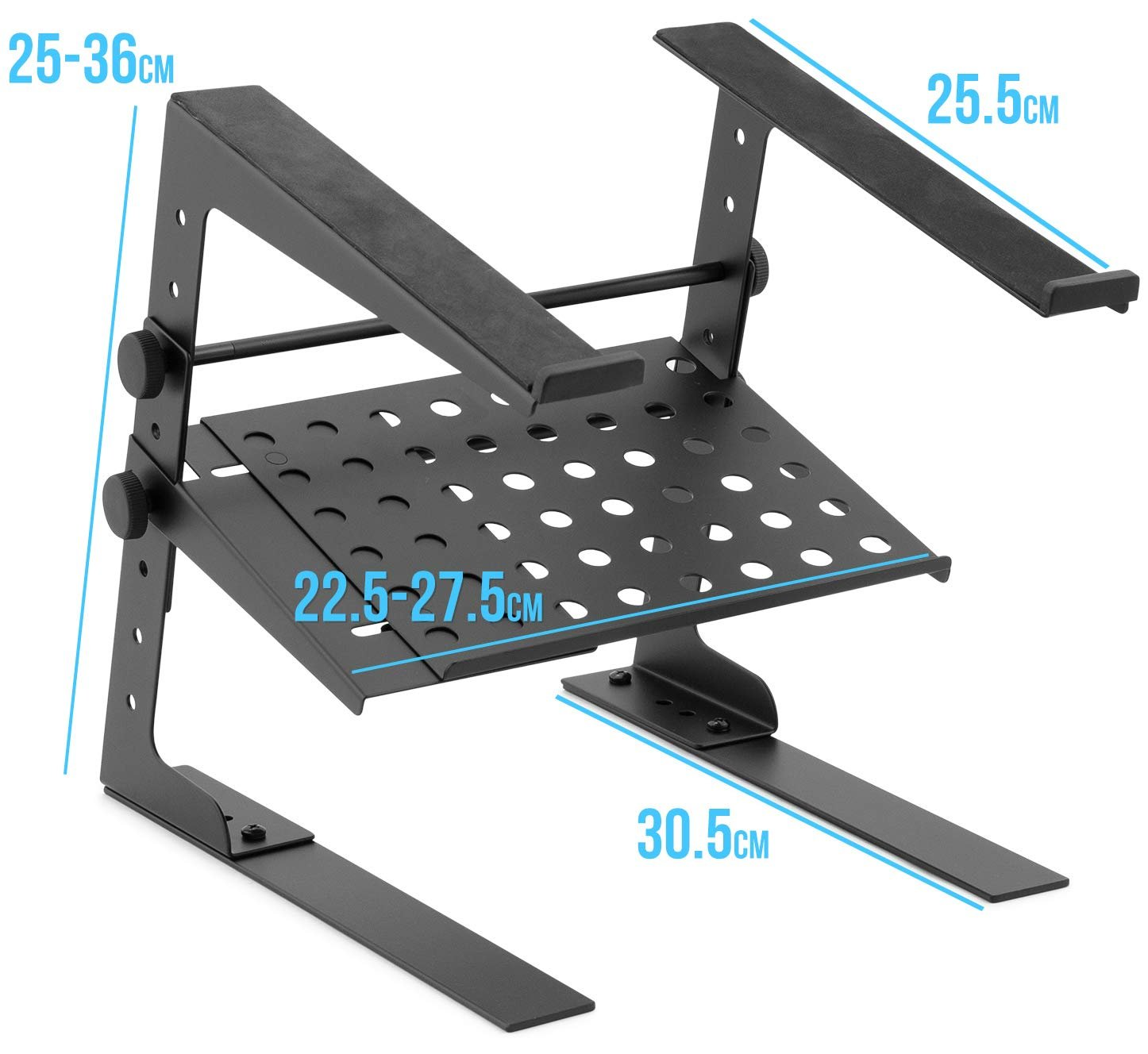 Стійка для ноутбука та DJ Tiger LEC18-BK з полицею, фото №3