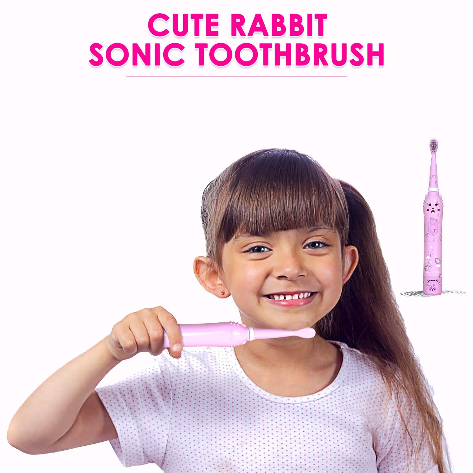 Електрична звукова зубна щітка CHAIN PEAK дитяча 6 режимів, фото №3