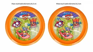 Тарелка ALMACENESADAN Superzing 2 шт, 21.5 см synthetic.ua - Фото 1