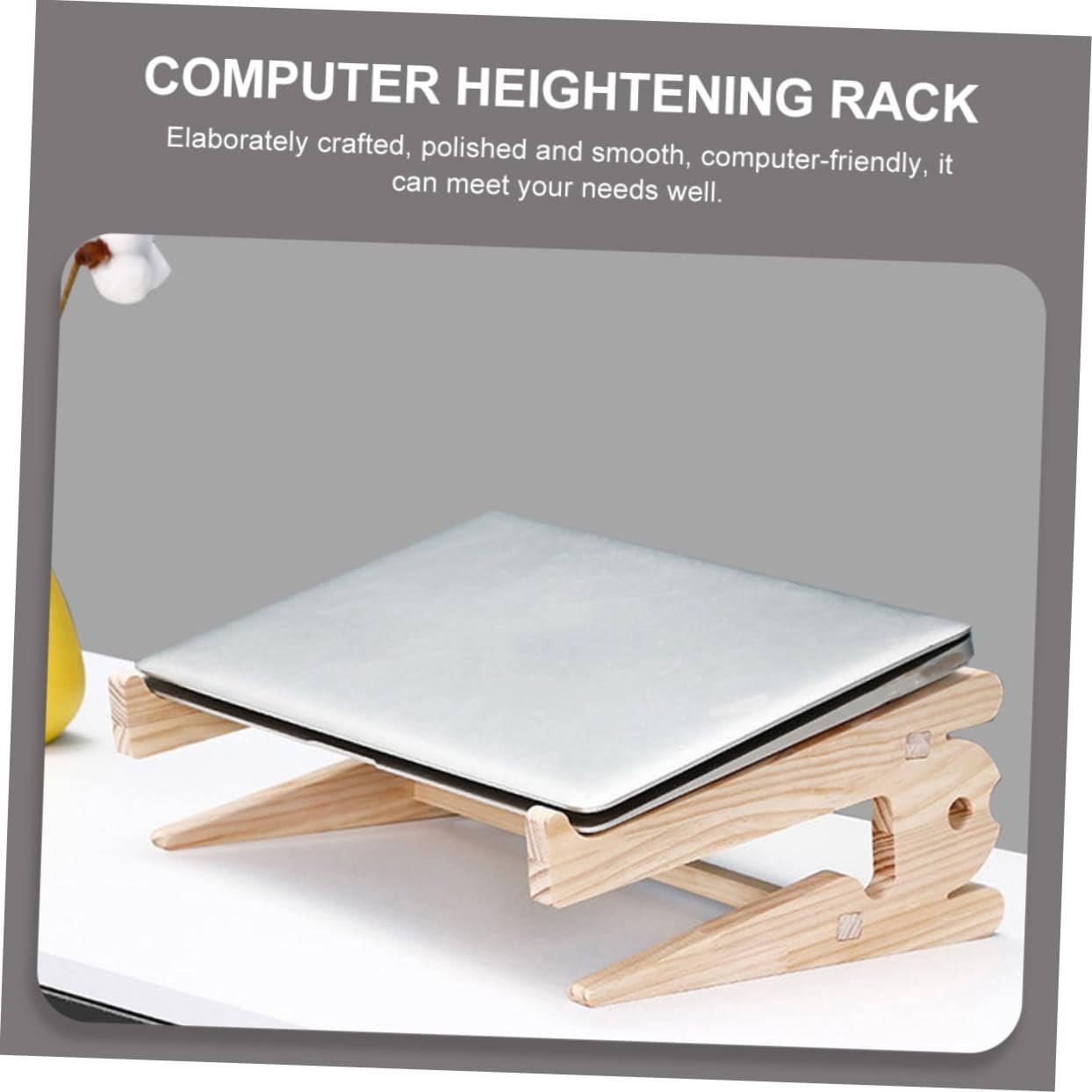 Подставка для ноутбука Holz Настольная охлаждающая подставка Практичная Стабильная Подставка для стола Прочная, фото №8