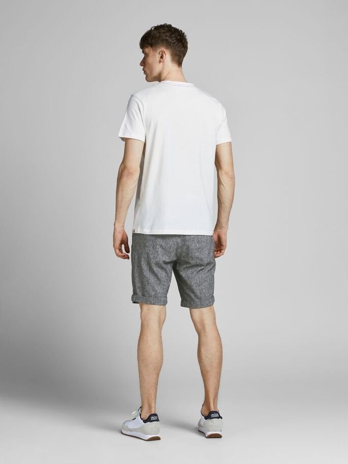 Шорты Jack&Jones JJLINEN SHORTS AKM 12184684 Темно-синий S, фото №2