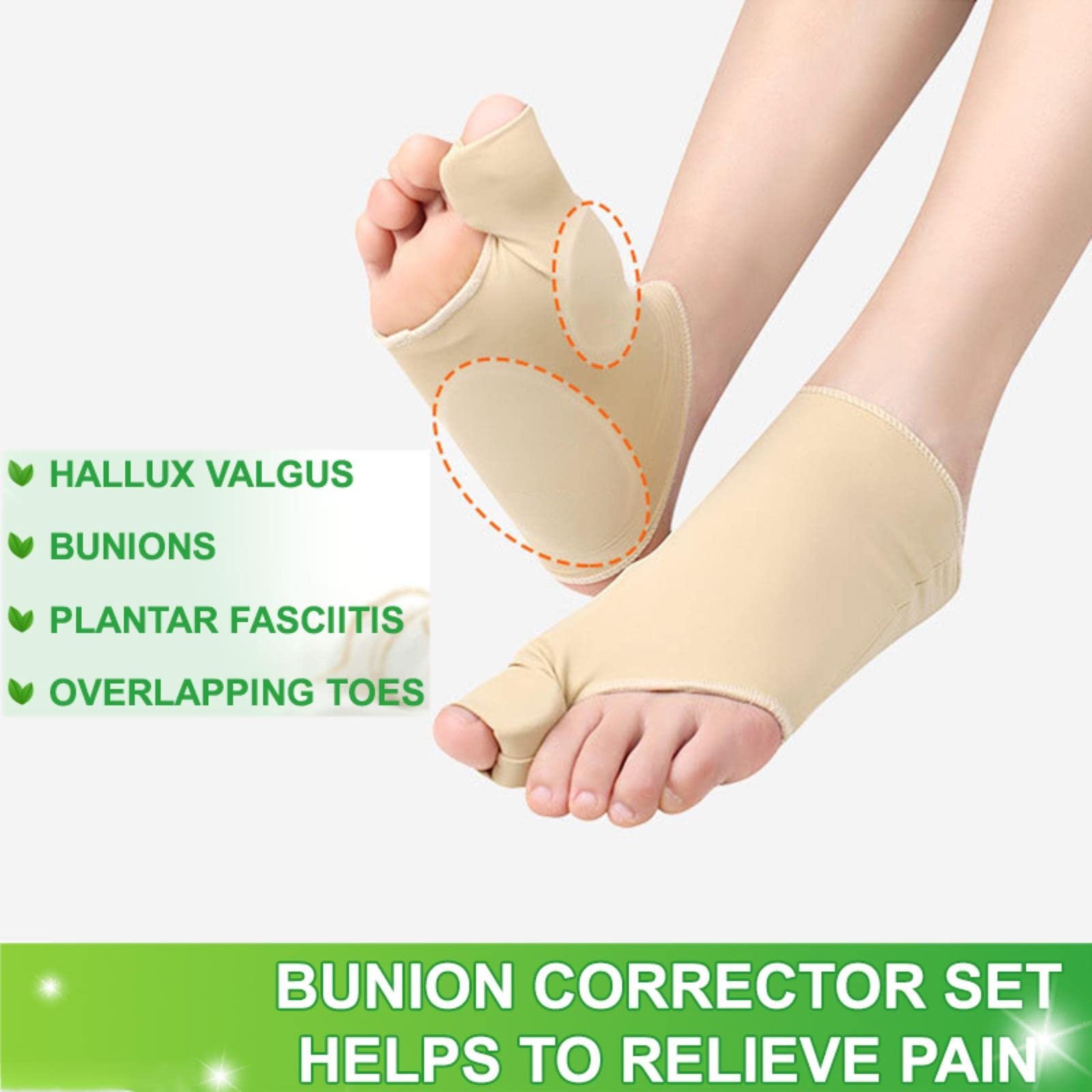 Коректор великого пальця стопи 2 шт./пара, фото №2 Коректор великого пальця стопи 2 шт./пара, фото №2