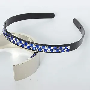 Обруч Дизайнерский с Rhinestone В клетку synthetic.ua - Фото 1