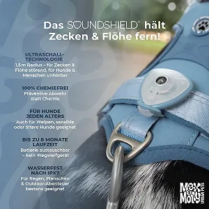 Ультразвуковий кулон від шкідників Max & Molly Soundshield Rose synthetic.ua - Фото 1