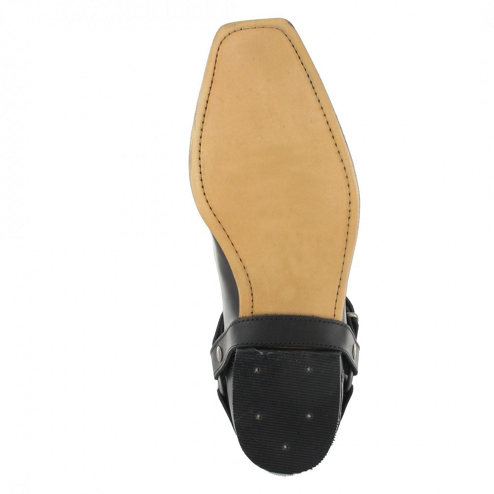 Ботинки Sendra Boots Biker Унисекс 6445 Кожаные, фото №7