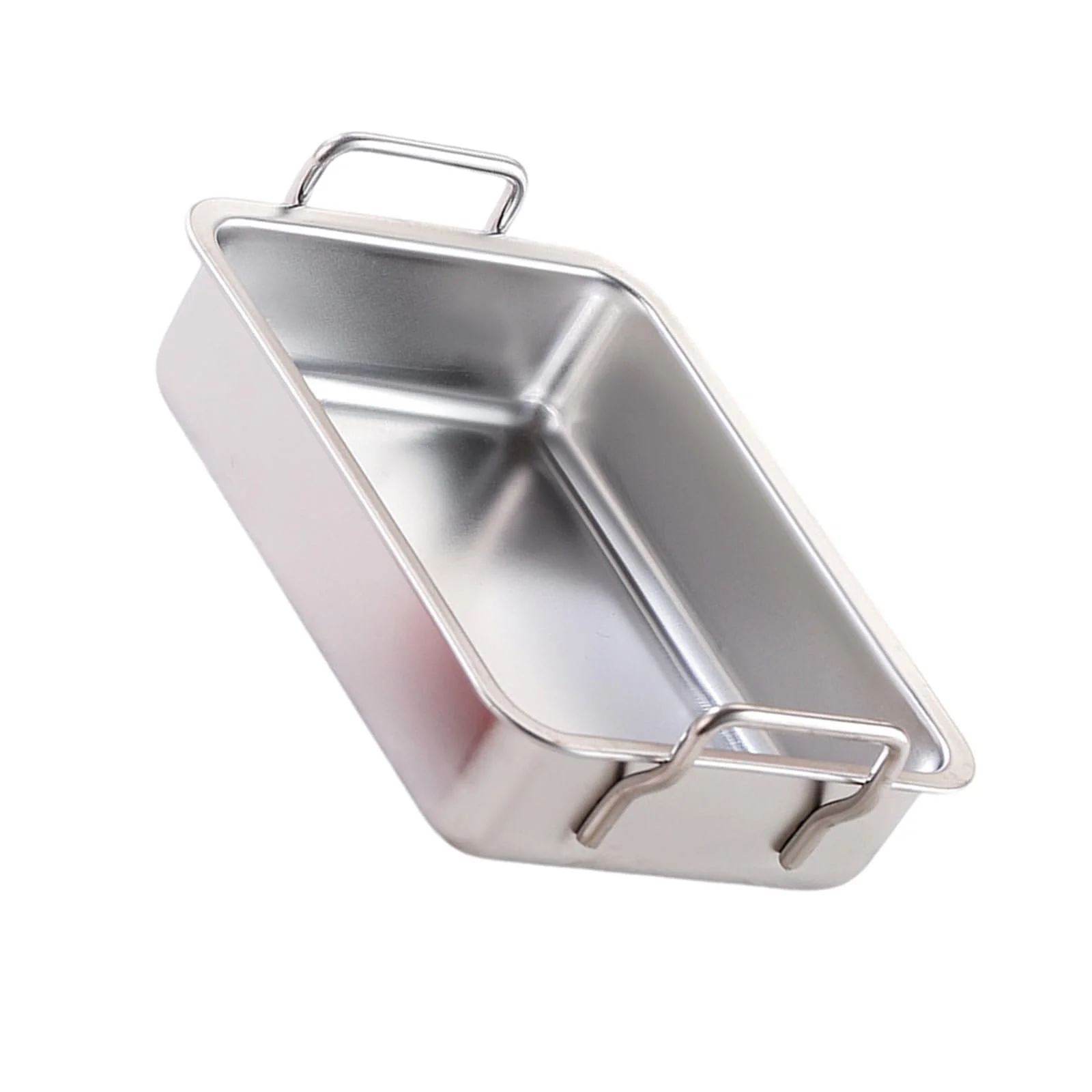 Форма для выпекания из нержавеющей стали прямоугольная с ручкой, фото №1