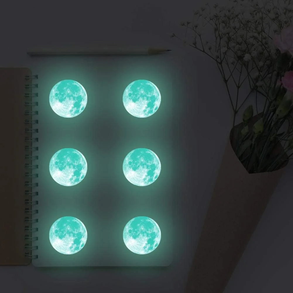 Наклейка на стіну Світний місяць 5 см, фото №6 Наклейка на стіну Світний місяць 5 см, фото №6