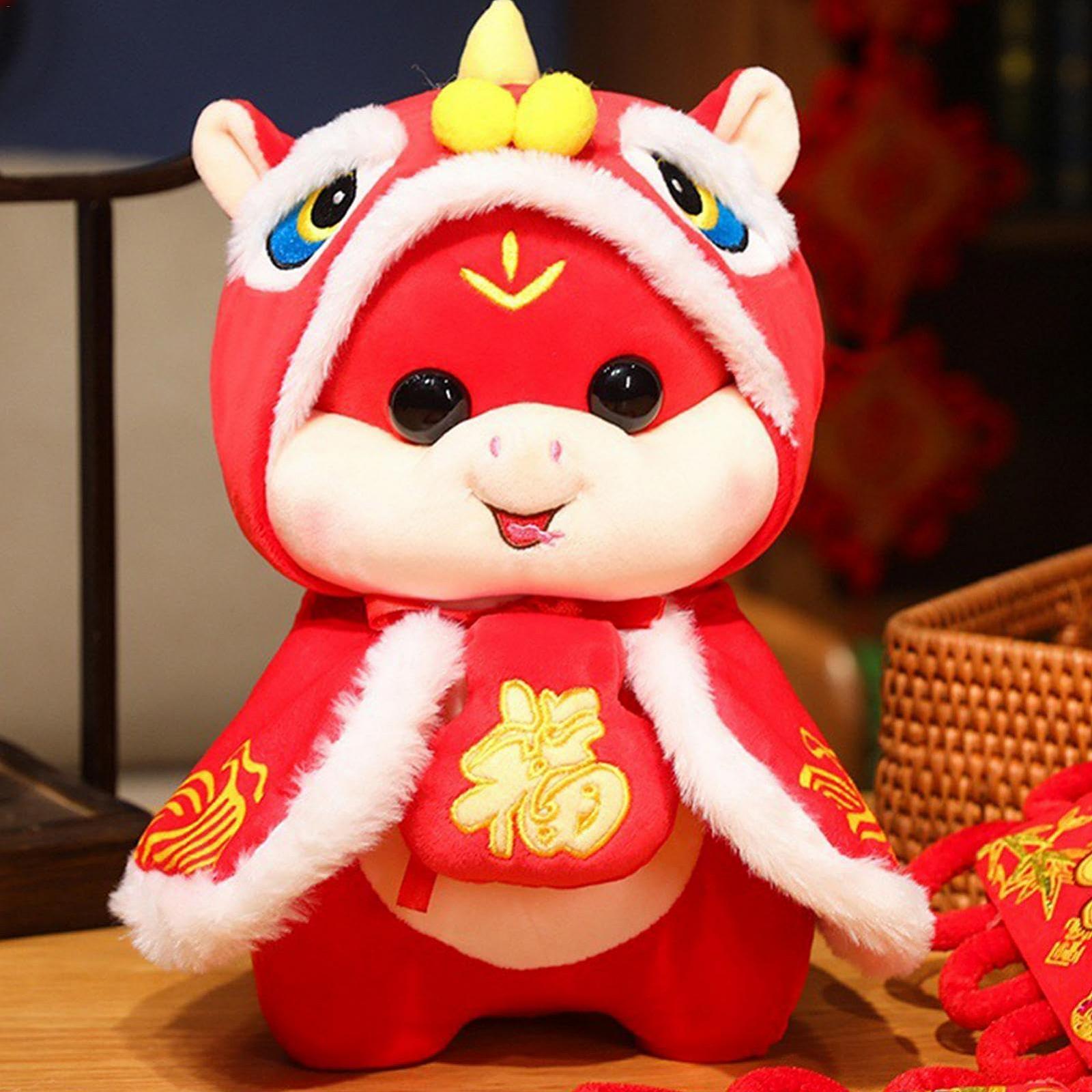 Плюшевая игрушка Змея Год змеи 2025 Плюшевая талисман, фото №8