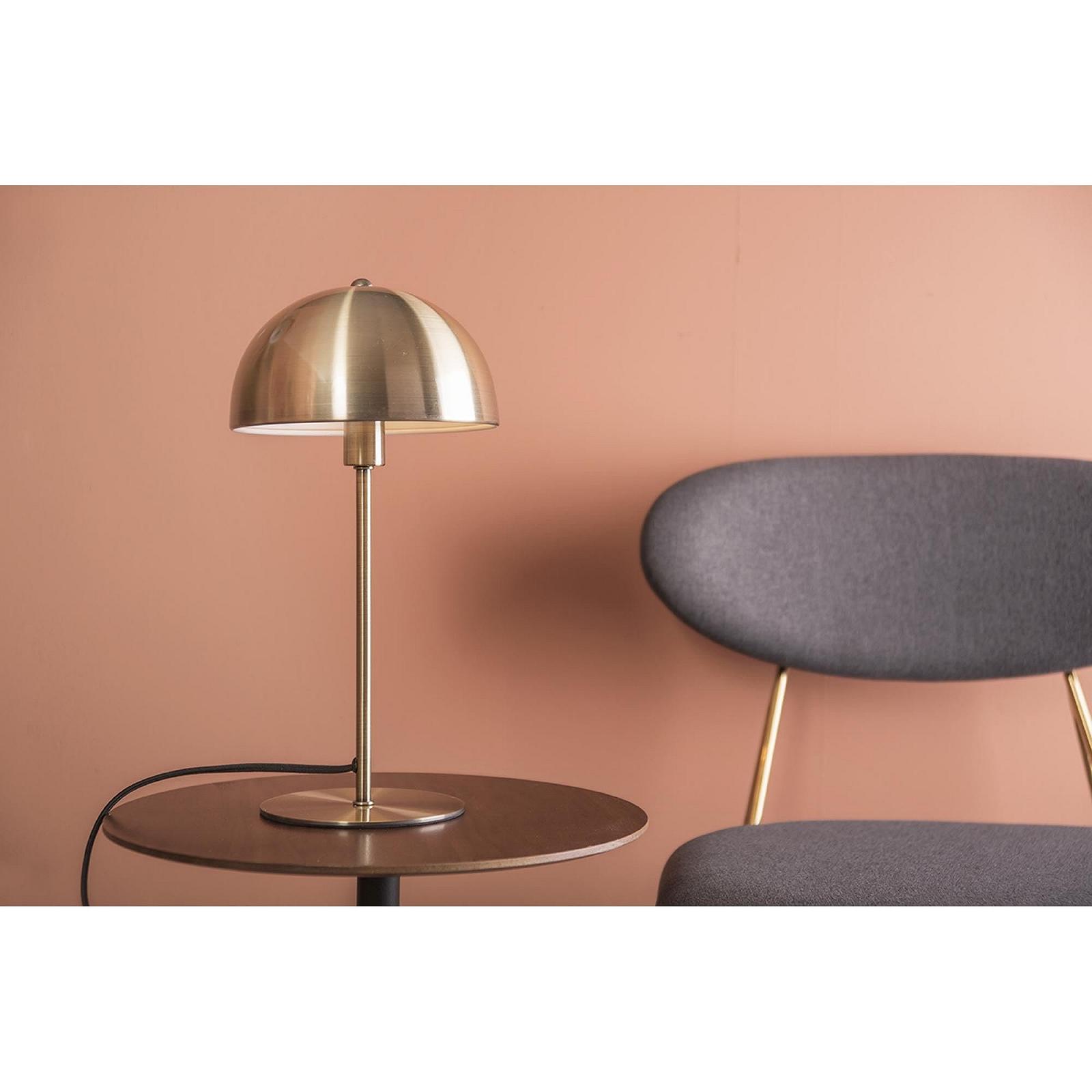 Настільна лампа Leitmotiv Bonnet 39x20 см Залізна Античне золото, фото №3