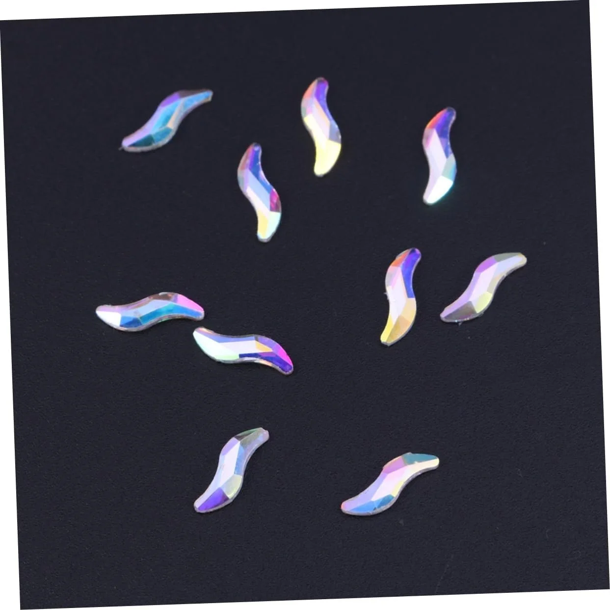 Украшения для ногтей FRCOLOR Плоские Стразы для ногтей Украшение для ногтей Кристалл Блестящие Стразы для ногтей Кристальные Стразы для ногтей Симфония Стразы для ногтей Набор страз для ногтей 10 шт., фото №5