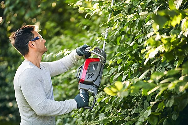 Акумуляторний кущоріз Mountfield MHT 50 Li / 48В / Шина 58см / Поворотна рукоятка / Чорна-Червона, фото №6