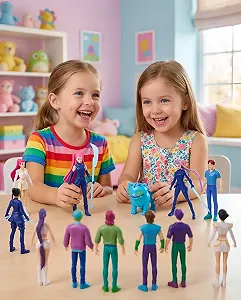 Фигурки охотников на демонов K-pop Кейпоп охотницы Demon Hunters детские игрушки 12 шт 10-12 см synthetic.ua - Фото 1