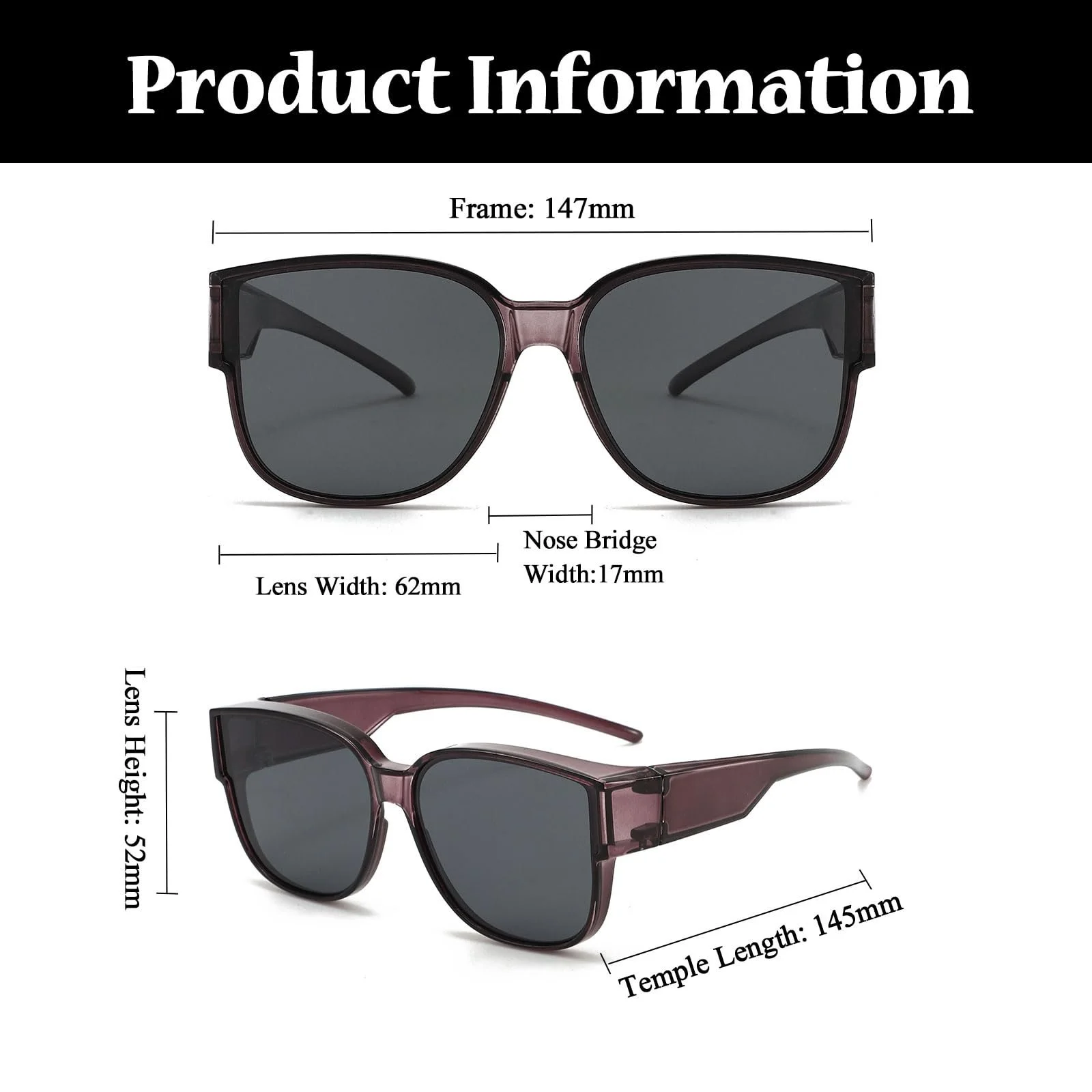 Поляризовані сонцезахисні окуляри для чоловіків та жінок LJCZKA, фото №2 Поляризовані сонцезахисні окуляри для чоловіків та жінок LJCZKA, фото №2