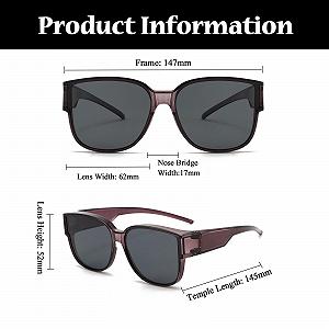 Поляризовані сонцезахисні окуляри для чоловіків та жінок LJCZKA synthetic.ua - Фото 1