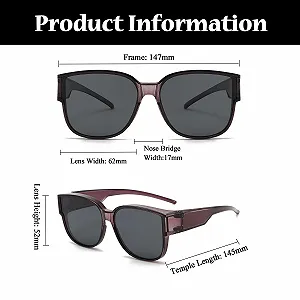 Поляризовані сонцезахисні окуляри для чоловіків та жінок LJCZKA synthetic.ua - Фото 1