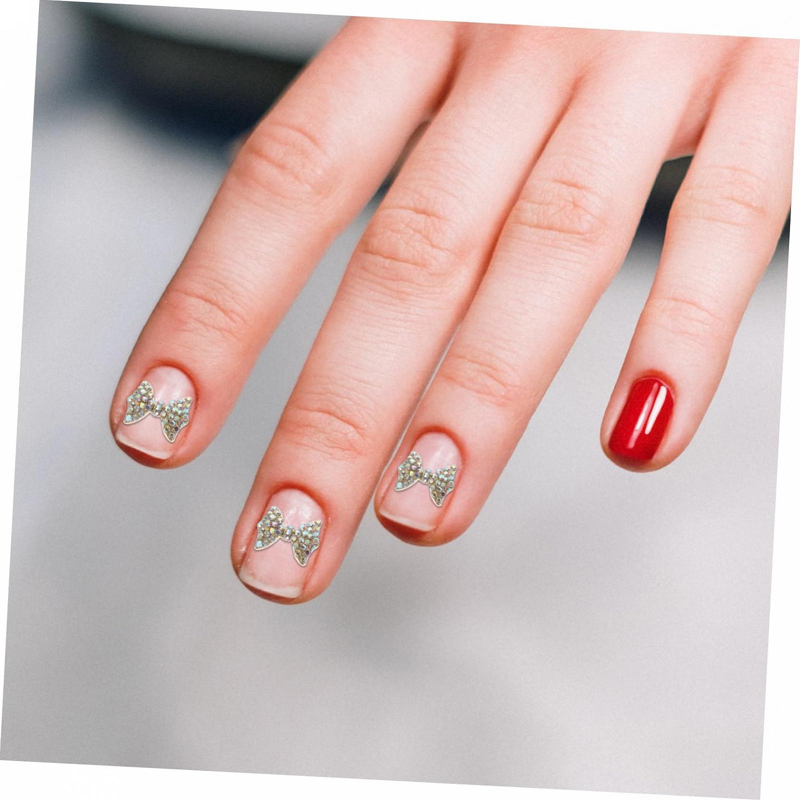 Бант Healeved зі стразами для манікюру, фото №3