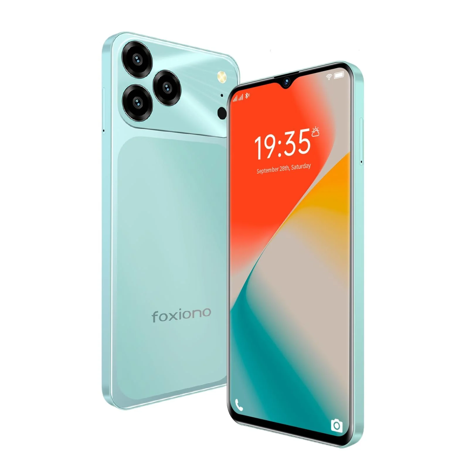 Смартфон 6.5" HD 4GB RAM 64GB ROM TF 256GB 4G LTE 5MP+16MP 4000 мАч 8-ядерный Светло-зеленый (Light Green), фото №1