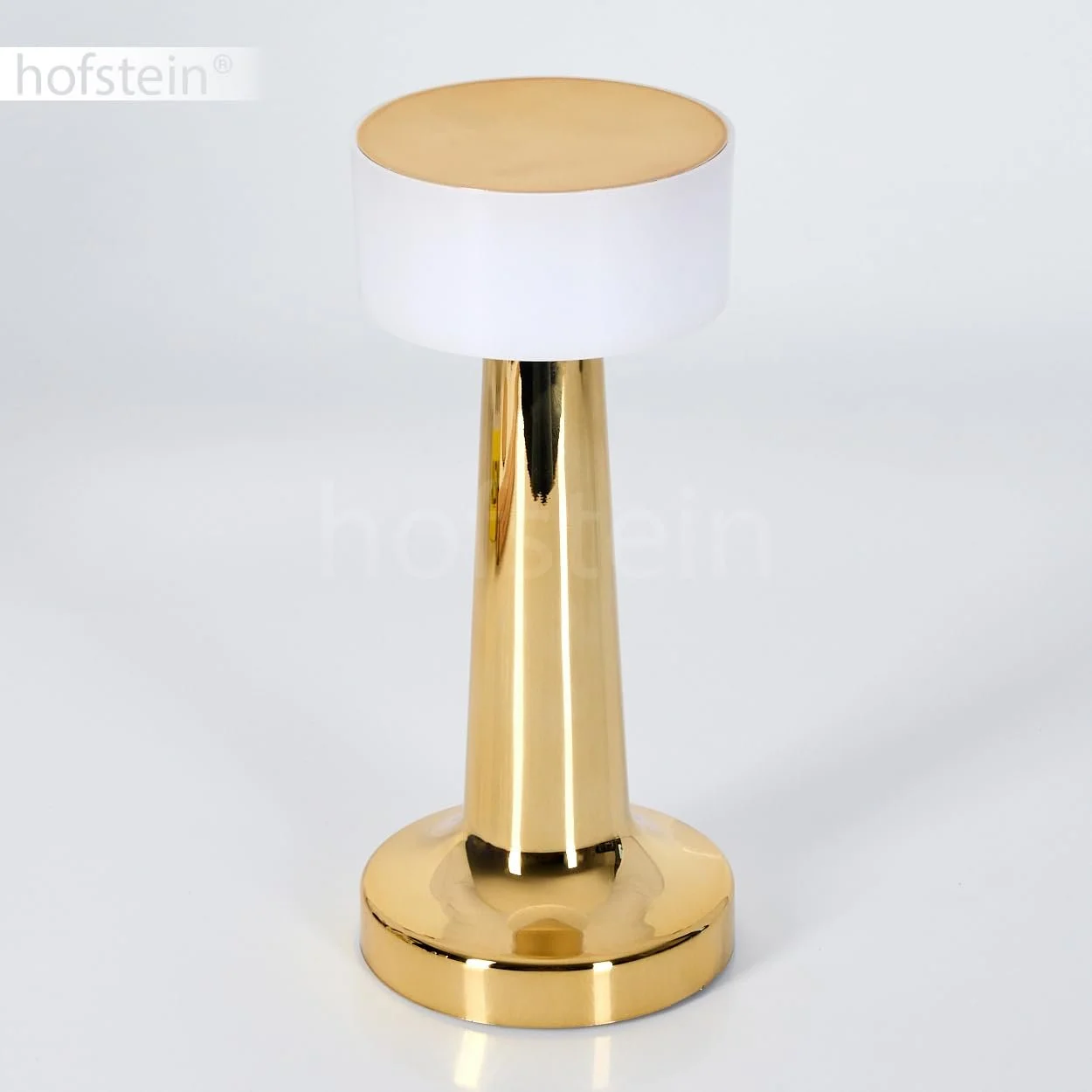 Настільна лампа Gallboda LED димована метал/пластик сенсорний димер USB-C акумулятор 1 Ват 100 Люмен 2700-6500 Кельвін латунний/білий, фото №9