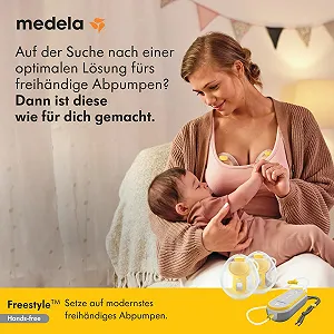 Молоковідсмоктувач електричний подвійний Medela Freestyle Hands-Free synthetic.ua - Фото 1