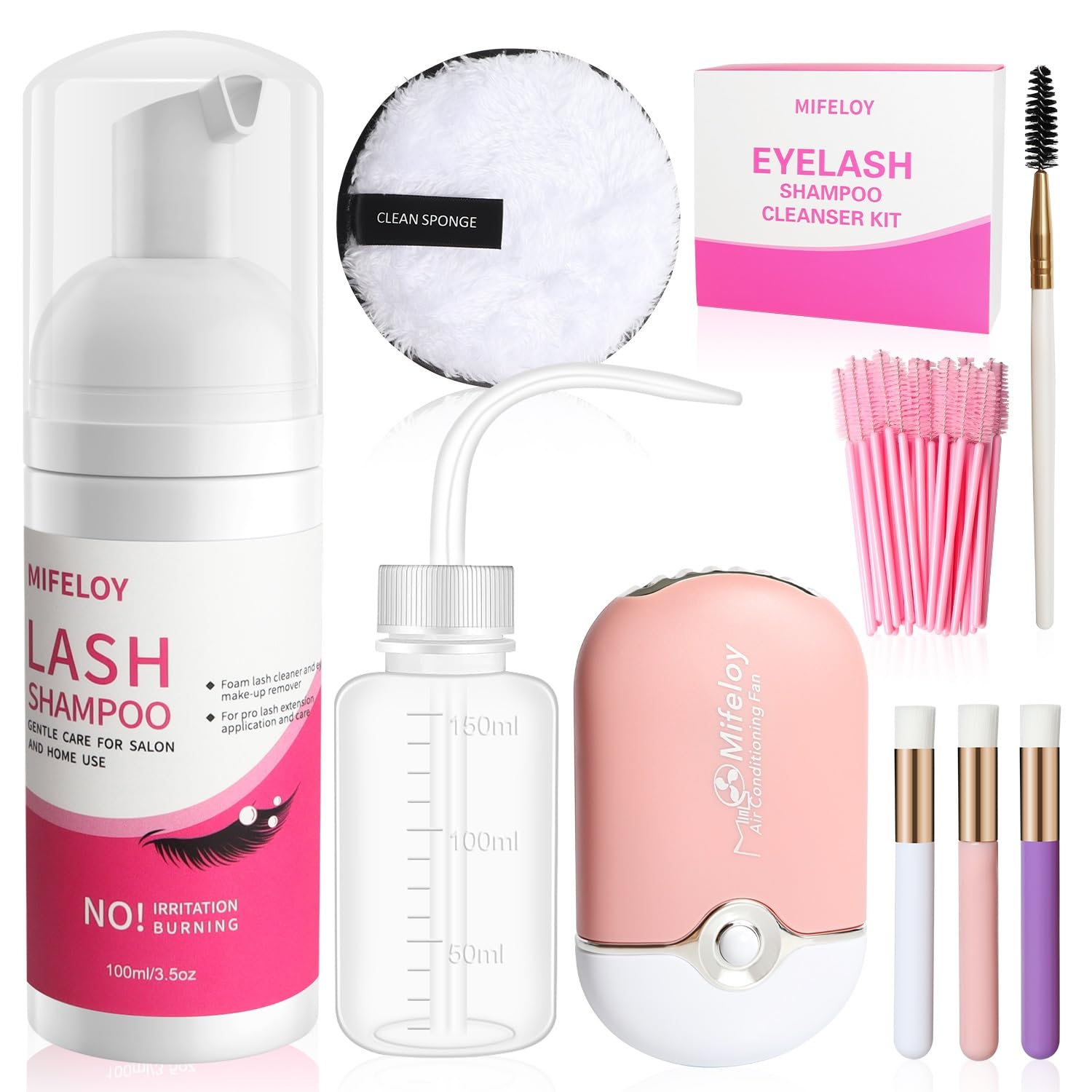 Набір Eyelash Extensions для нарощування вій для салону та домашнього використання 9 штук, фото №1