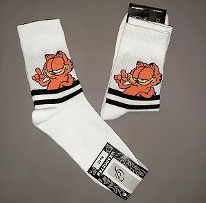 Жіночі молодіжні шкарпетки високі демісезонні білі 36-39 розмір - Фото 1