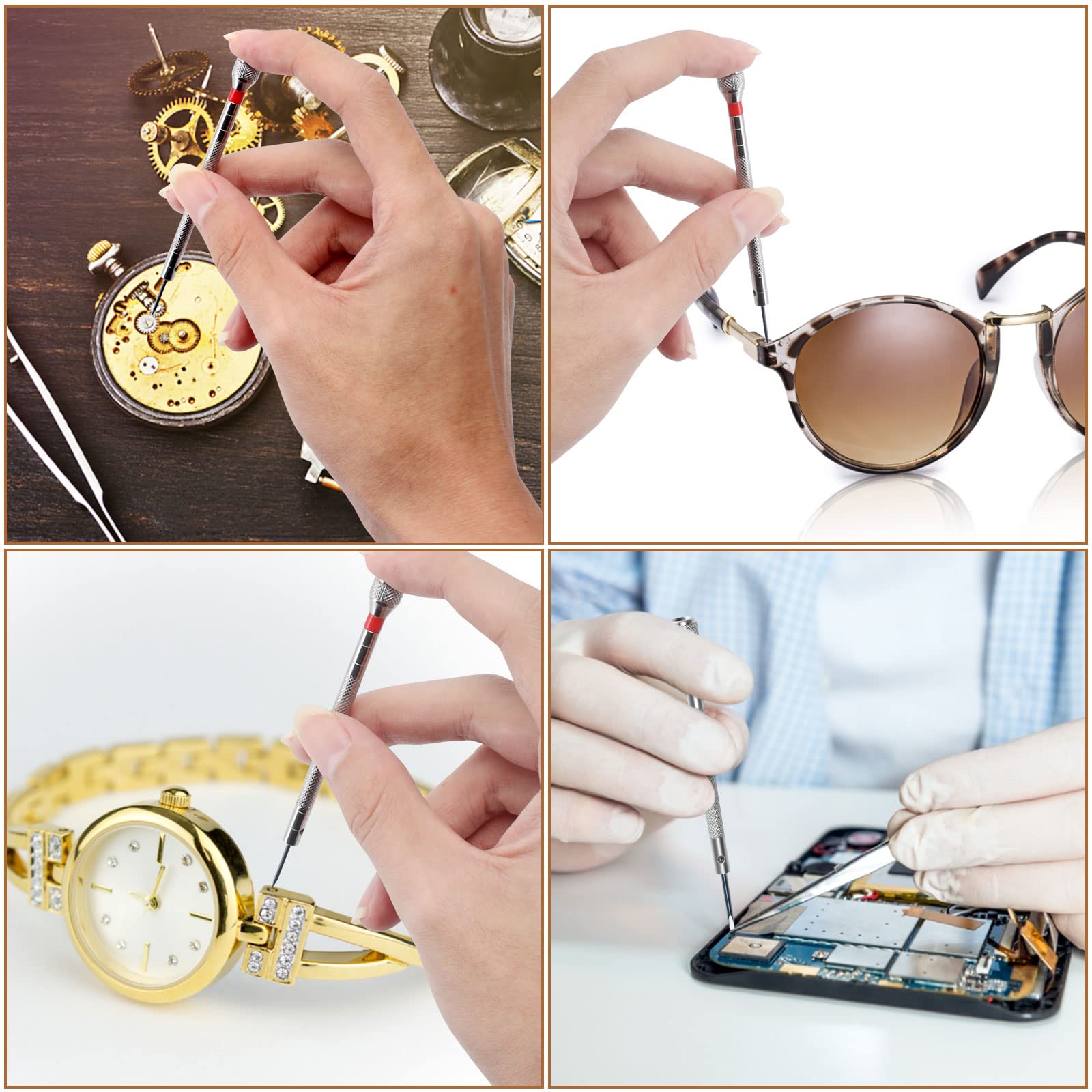 Набір викруток Anruyi 13 шт від 0.6 мм до 2.0 мм з демагнітизатором і коробкою, фото №6