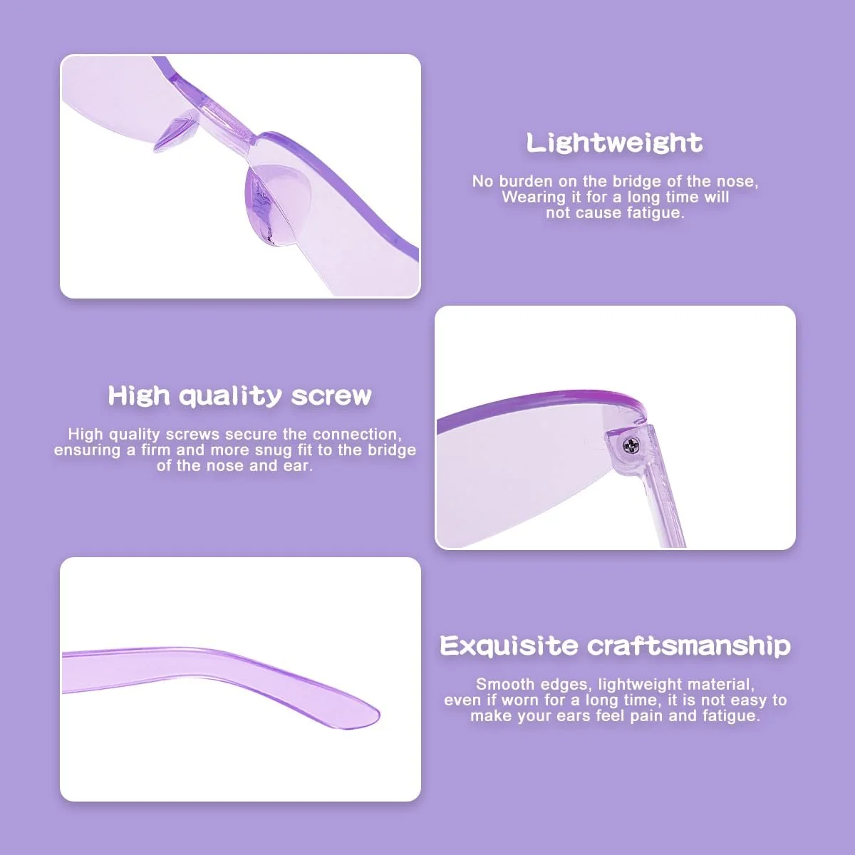 Сонцезахисні Окуляри Jagowa Серцеподібні Багатокольорові, фото №3 Сонцезахисні Окуляри Jagowa Серцеподібні Багатокольорові, фото №3