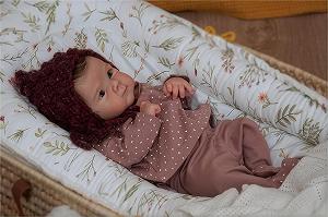 Кукла Reborn Zero pam Realistic Newborn Baby Girl 45 см Силиконовая Реалистичная с Открытыми Глазами Девочка С Волосами Мягкое Тканевое Тело для Детей от 3 Лет synthetic.ua - Фото 1