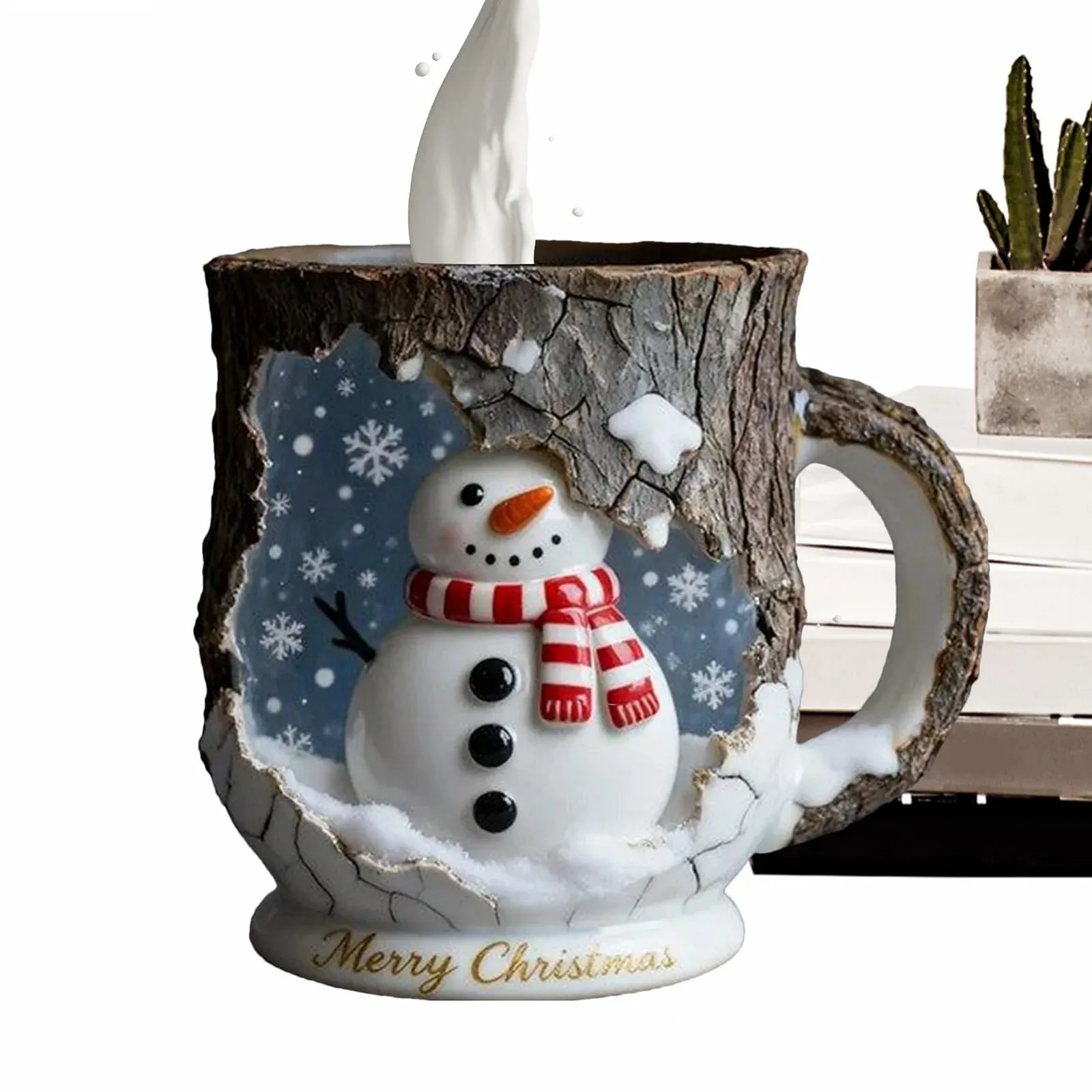 Кружка Knowlife Рождественская многофункциональная дорожная и питьевая кружка Дизайн чашка для сока, фото №1