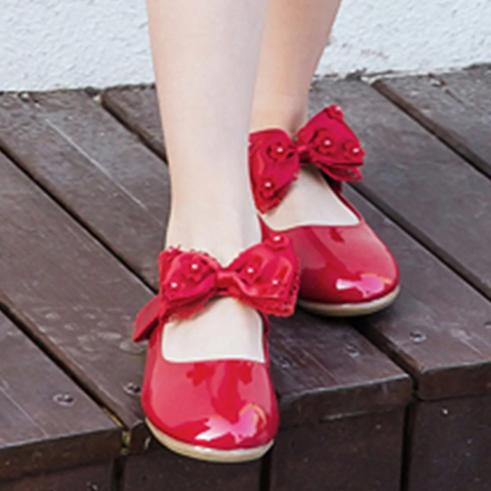 Дитячі Туфлі Шкіряні Елегантні Повсякденні Принцеса Нековзна Підошва Для Виступів Вечірні Маленькі Танцювальні Зручні, фото №4