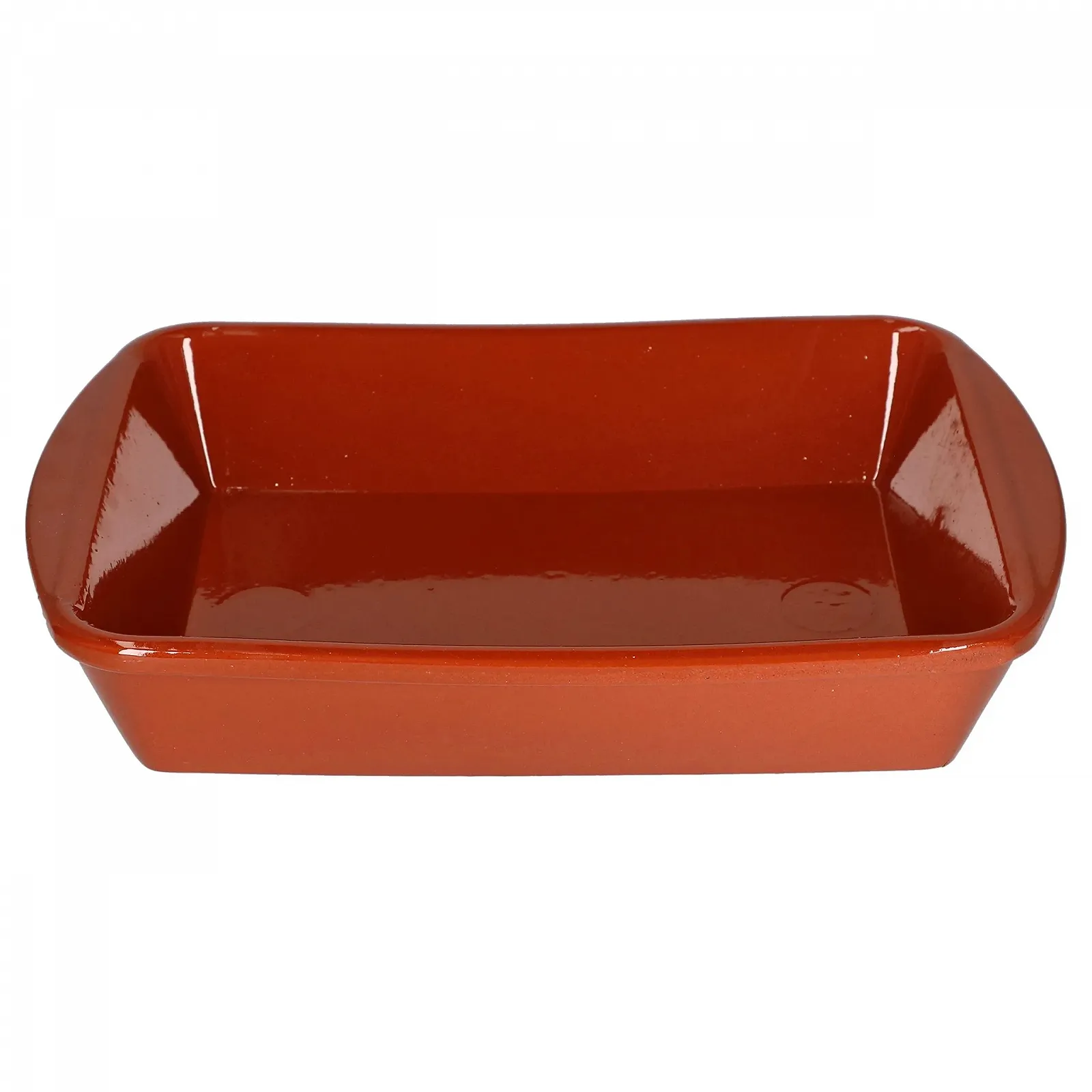 Форма для запікання MamboCat 1 L 28.5 x 19 x 5.5 см глиняна глазурована коричнева, фото №4