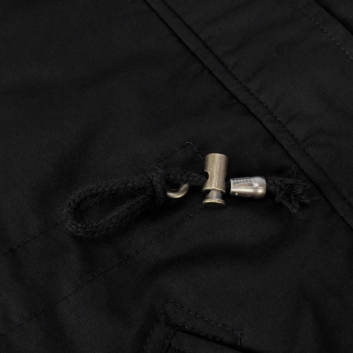 Пальто YYNUDA Зимове, утеплене, середньої довжини, парка з хутряним капюшоном, товсте, фото №5