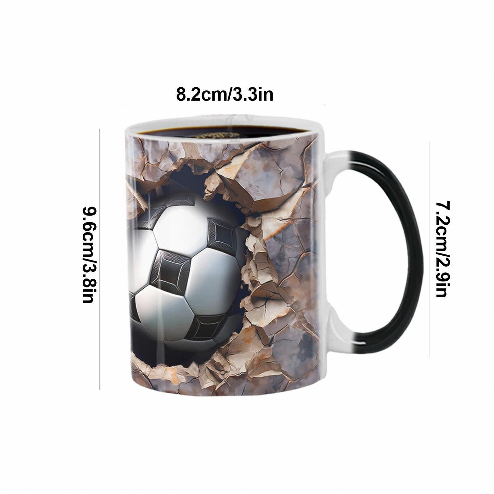 Кухоль Футбольний з термо-ефектом, кухоль для кави з футбольною тематикою, фото №4 Кухоль Футбольний з термо-ефектом, кухоль для кави з футбольною тематикою, фото №4