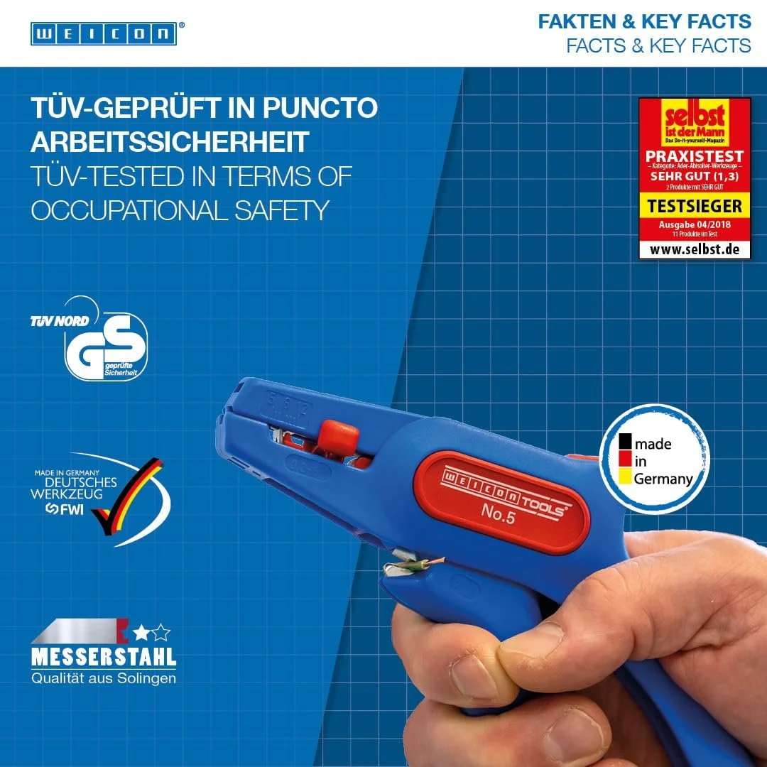 Стриппер Weicon Super 5 51000005-KD 0.2 - 6 мм², фото №4