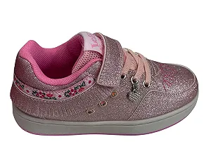 Кроссовки Lelli Kelly Frangetta Mix LKAL8071 со светом Розовый блеск с гаджетом synthetic.ua - Фото 1