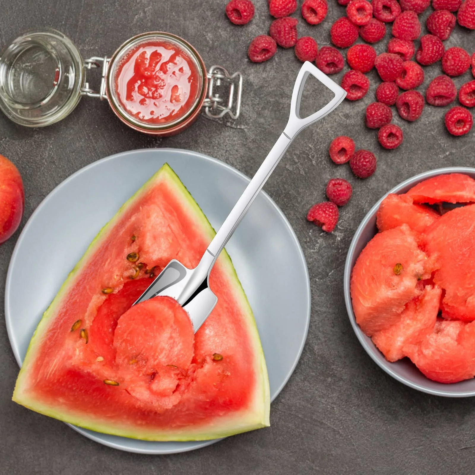 Ложка для морозива З гравіюванням Сріблястий, фото №4