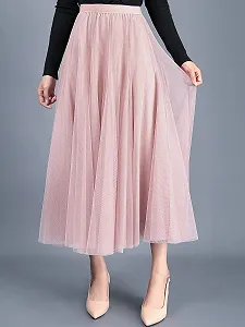 Спідниця  A-силуету Еластичний високий пояс synthetic.ua - Фото 1