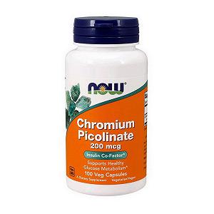 Chromium Picolinate 200 mcg (100 caps) NOW - Фото 1
