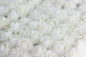 Букет роз из фоамирана Лентомания 20мм айвори ROSEFOM20VR - Фото 1